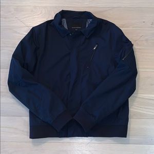 Banana Republic navy raincoat